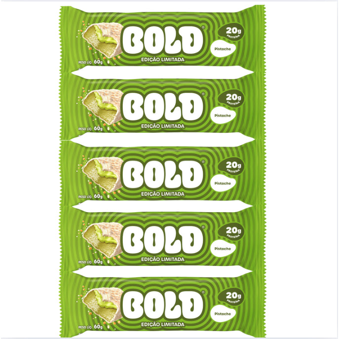 5 UNIDADES - BOLD Unidade - PISTACHE